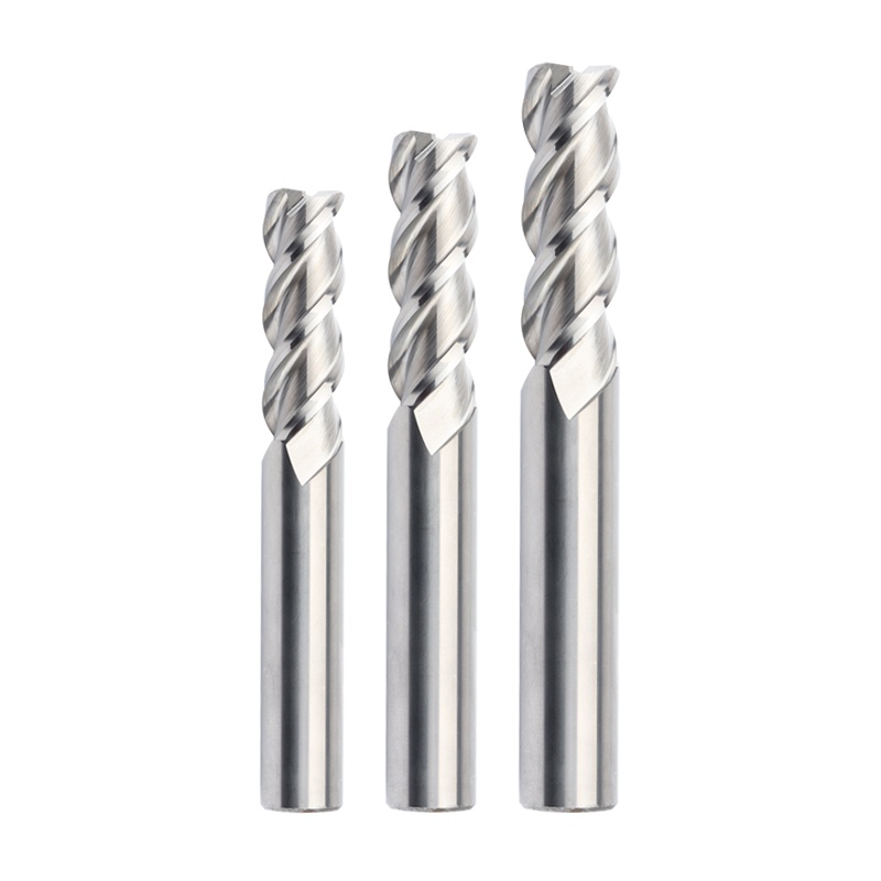 Solid carbide 3 Flutes End mill for aluminum
