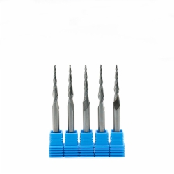 Taper ball nose end mill