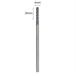 extra long end mill 2 3 4 flute