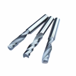 Solid carbide single flute Straight Shank Endmill